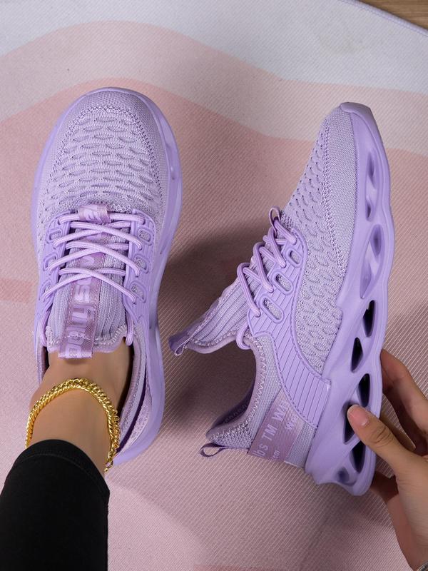 Women's Lace Up Running Shoes, Sporty Comfortable Breathable Sneakers, Female All-match Round Toe Sports Shoes for Daily Wear