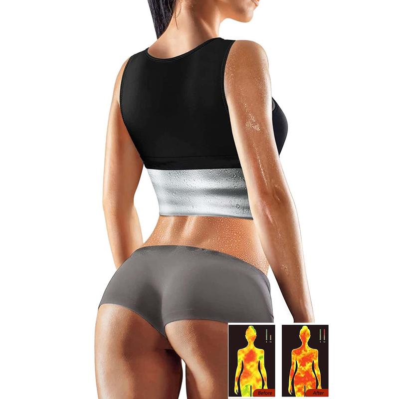 Sports Outdoor Sweat Vest Sauna Sweat Suit For Women Sauna Shirt Shape Wear Shapewear Waist Trainer Corset