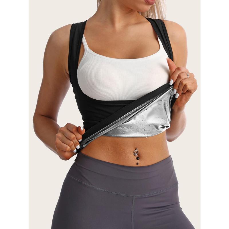 Sports Outdoor Sweat Vest Sauna Sweat Suit For Women Sauna Shirt Shape Wear Shapewear Waist Trainer Corset