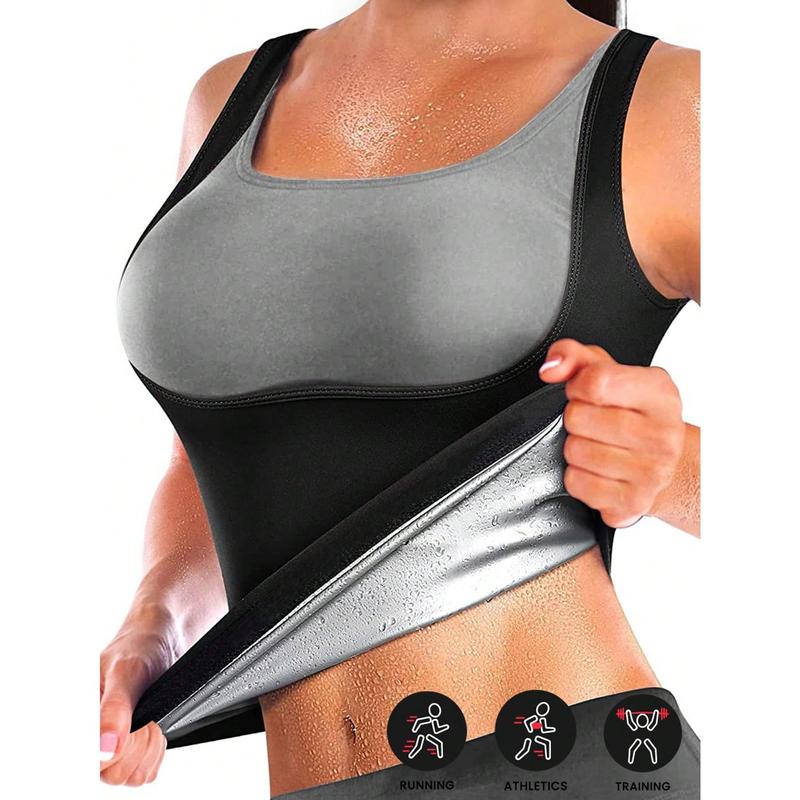 Sports Outdoor Sweat Vest Sauna Sweat Suit For Women Sauna Shirt Shape Wear Shapewear Waist Trainer Corset