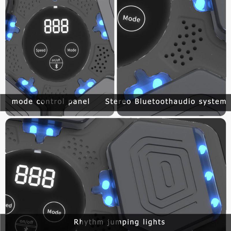 IntelligentMusic Boxing Machine Blue Tooth Wall-mounted LED Light rechargeable boxing machine indoor fitness space-saving