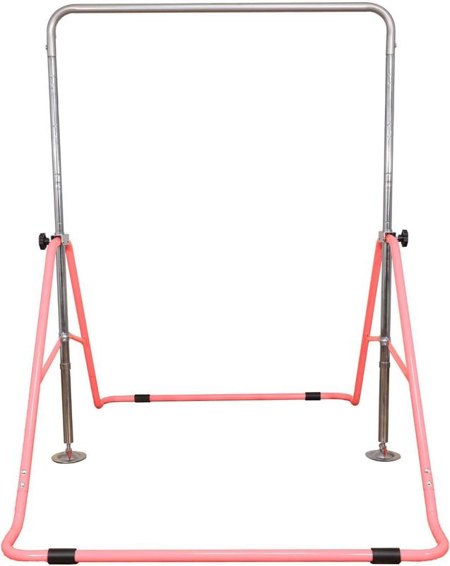 Gymnastics Bar for Kids Height Adjustable Horizontal Kip Bar Folding Gymnastics Junior Training Bar