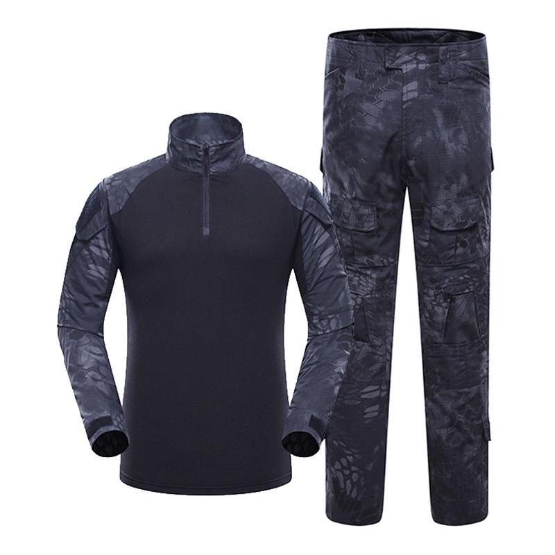 Tactical Suit Combat Gen3 Uniform Shirt Pants G2 Frog Clothing Suit Men's Long-Sleeved American Camouflage Outdoor Frog Training Wear Combat Clothes Wholesale Cross-Border Wholesale