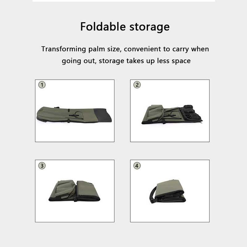 Foldable Fishing Rod Bag, Large Capacity Fishing Rod Storage Bag, Fishing Gear Bag, Outdoor Fishing Accessories