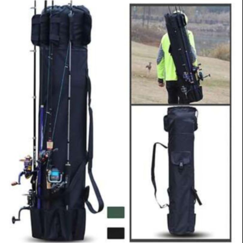 Foldable Fishing Rod Bag, Large Capacity Fishing Rod Storage Bag, Fishing Gear Bag, Outdoor Fishing Accessories