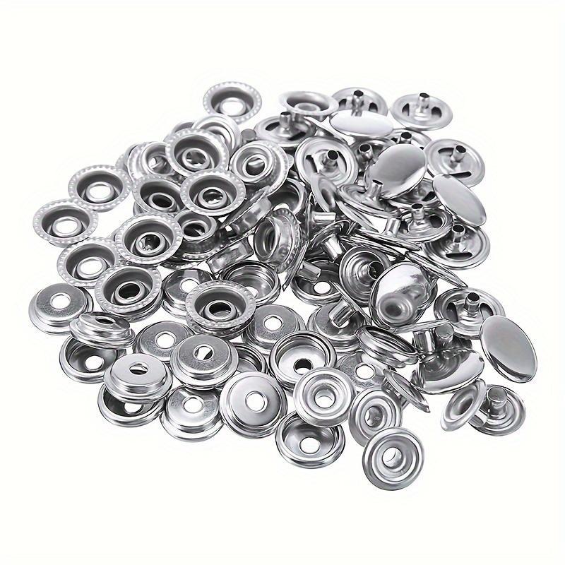 Stainless Steel Snap Fastener, Press Studs Button for Marine Boat Canvas, Fastener & Hooks for Home, Office, Car, Truck, Boat