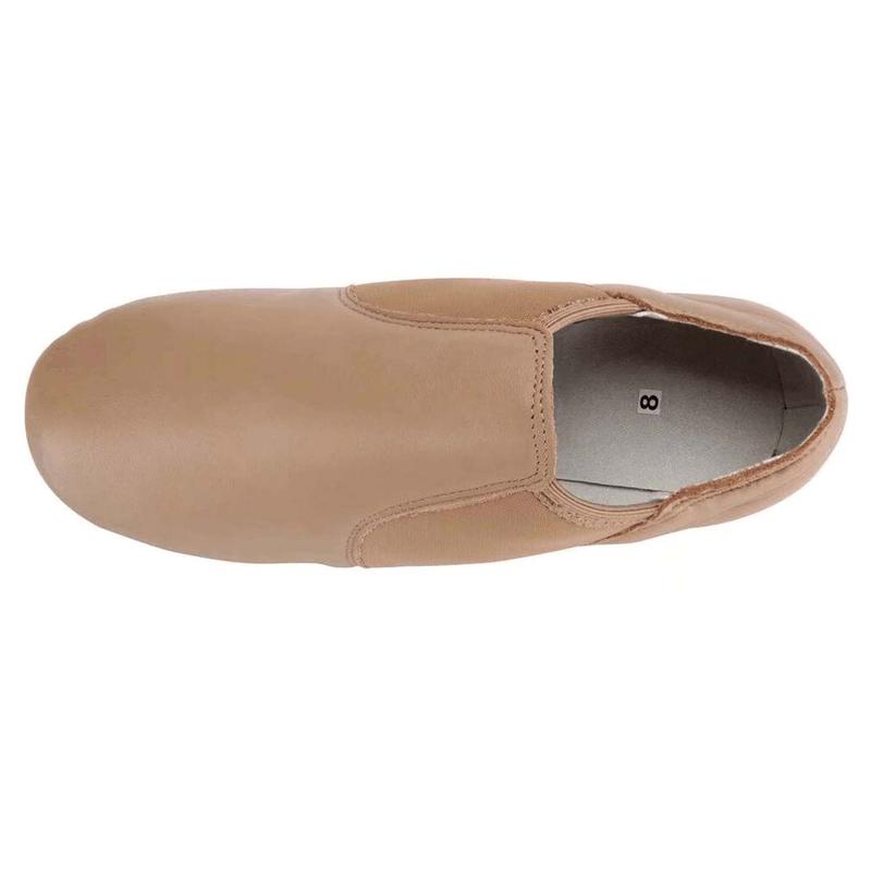 Linodes Unisex Leather Upper Jazz Shoe Slip-on for Women and Men's Dance Shoes