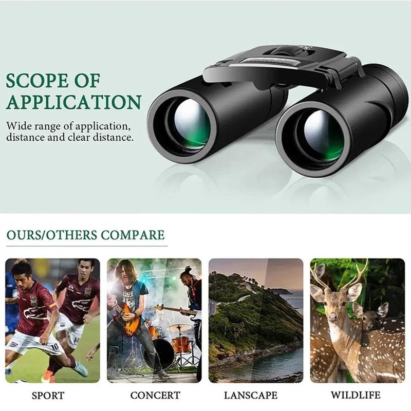 5000X25 Powerful Binoculars, Professional HD Portable Long Range High Magnification High Definition Binoculars for Safari Camping Hiking Trips