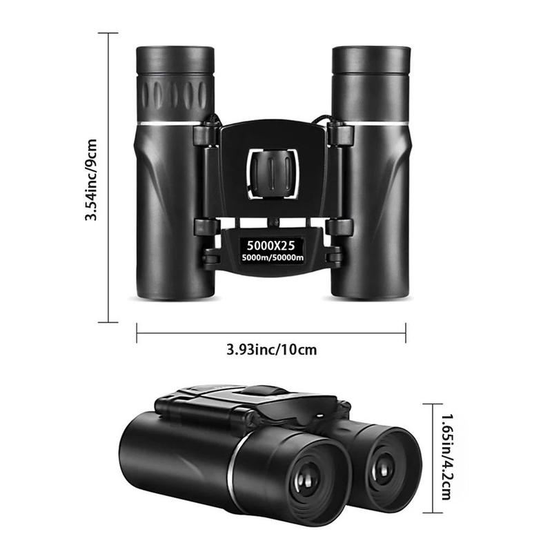 5000X25 Powerful Binoculars, Professional HD Portable Long Range High Magnification High Definition Binoculars for Safari Camping Hiking Trips