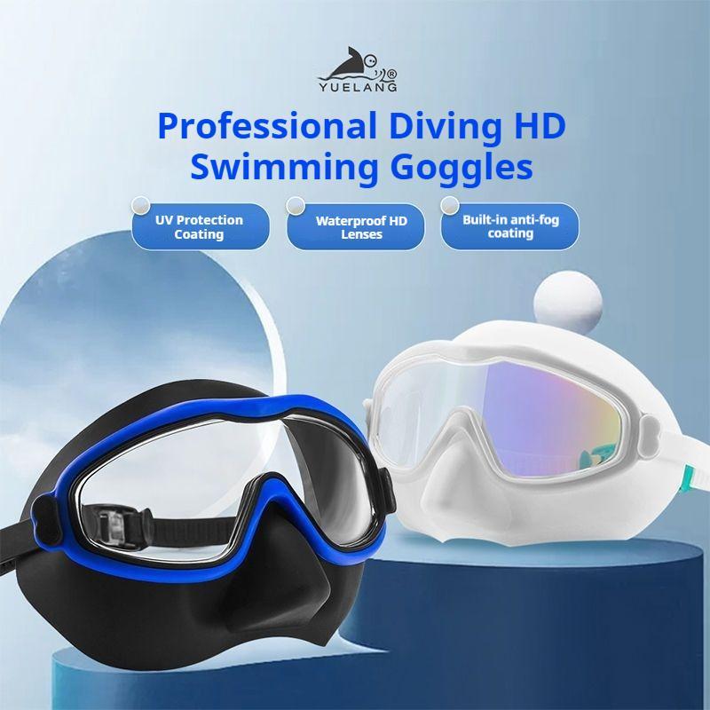 Waterproof Swimming Goggles, High Definition Swimming Goggles, Swimming Accessories For Adults & Men