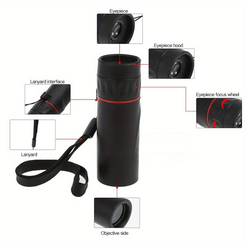 Monocular Telescope, Portable Monocular Telescope with Storage Bag, Outdoor Camping & Travel Telescope, Perfect Photo Gift