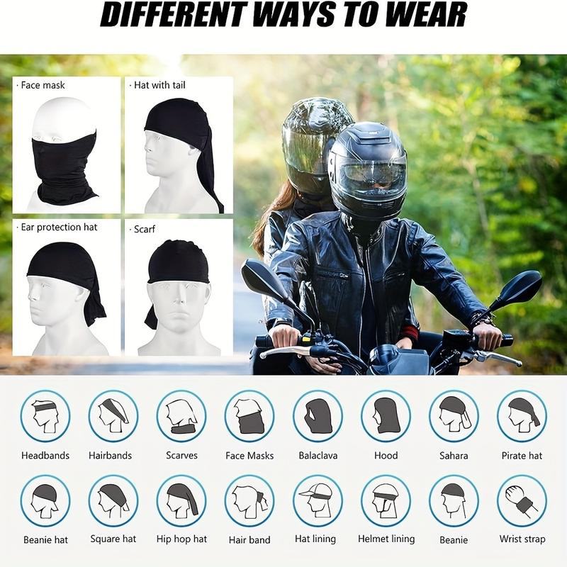 Balaclava Face Mask Dustproof Windproof UV Protection Open Eye Face Covers for Outdoor Sports Cycling Motorcycle Skiing, Black