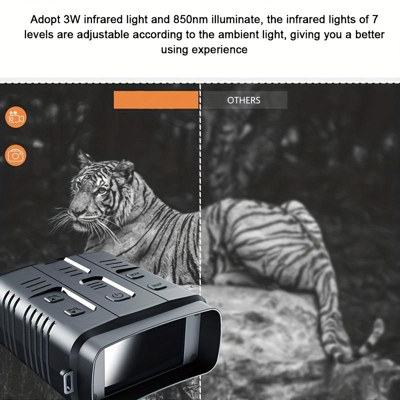 5X Digital Zoom Night Vision Binoculars - Stunning 1080p High-Definition Resolution, Advanced 7-Level Infrared Illumination, Impressive 300M Full Dark Viewing Distance - Perfect for Thrilling Hunting, Camping, and Outdoor Adventures (Battery Sold Separate