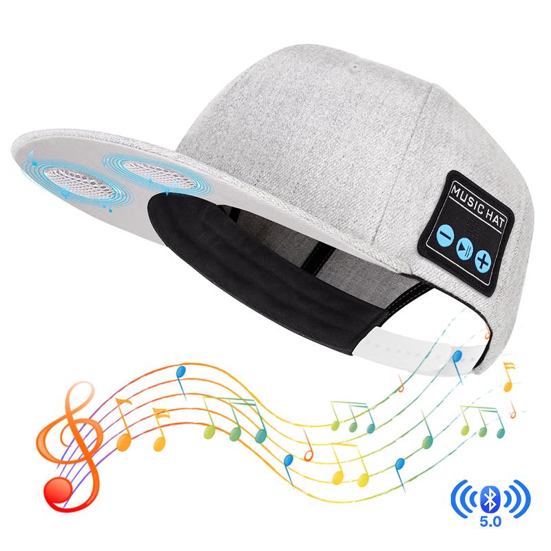 Hat with Bluetooth Speaker Adjustable Bluetooth Hat Wireless Smart Speakerphone Cap for Outdoor Sport Baseball Cap is The Birthday Gifts for Men Women Boys Girls