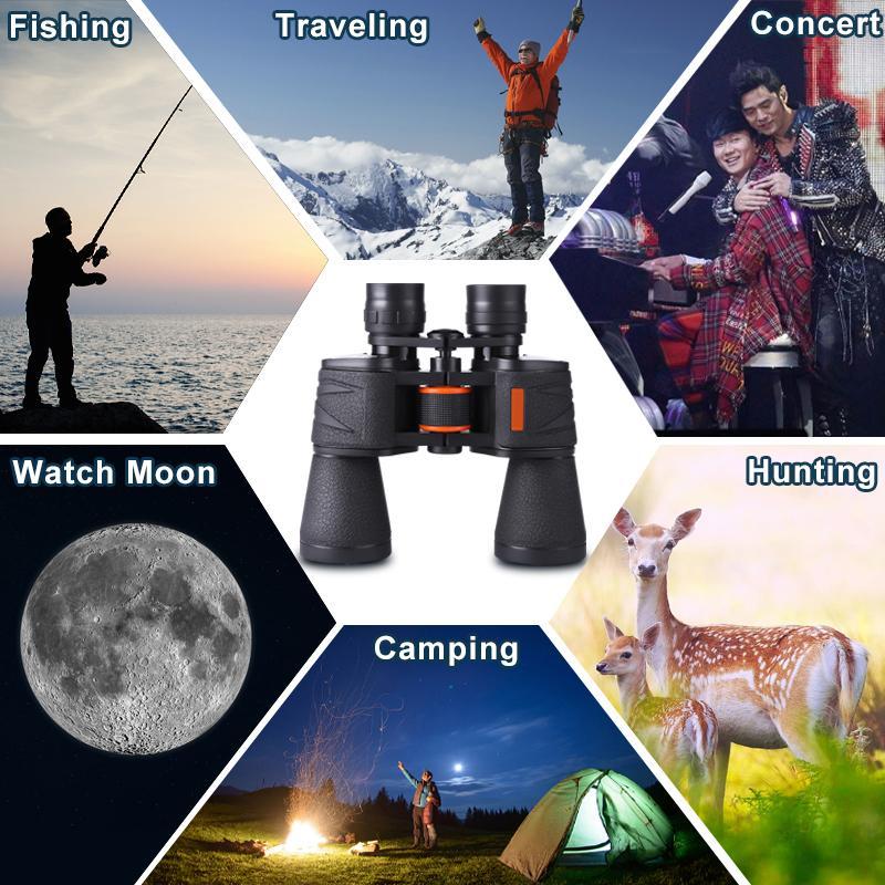 20x50 High Definition Binoculars, Waterproof Binoculars for Outdoor Camping & Hiking & Hunting, Outdoor Camping & Hiking Equipment