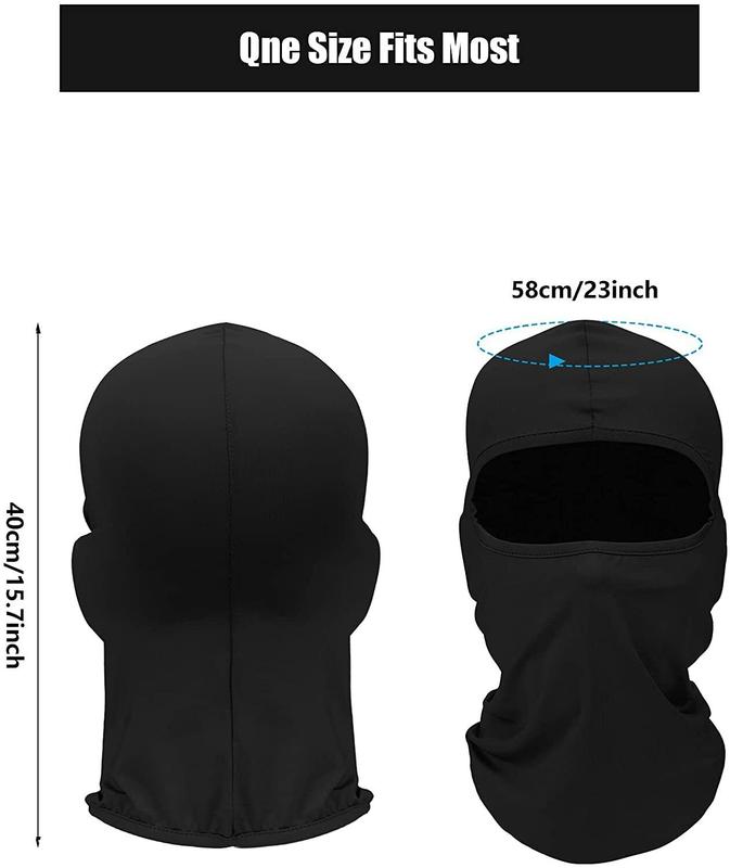 Balaclava Face Mask UV Protection for Men Women Ski Motorcycle Running Sun Hood