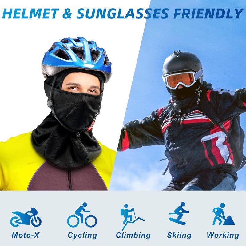 Balaclava Ski Face Mask UV Protection Dustproof Windproof Sun Hood for Men Women