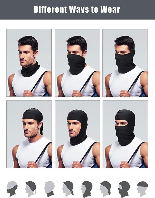 Balaclava Face Mask UV Protection for Men Women Ski Motorcycle Running Sun Hood