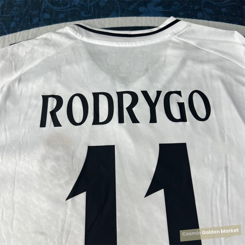 Soccer Jersey Fans Version Home kit RODRYGO #11 White Short Sleeves 2425