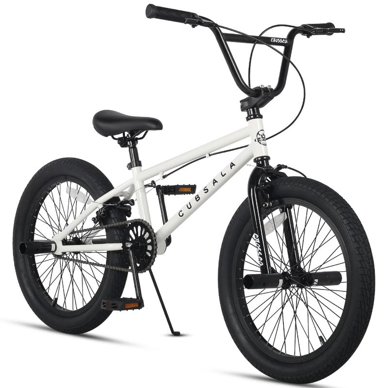 cubsala Crossea 18 20 inch Freestyle BMX Bicycle for Boys Girls and Beginner-Level Rider, Multiple Colors