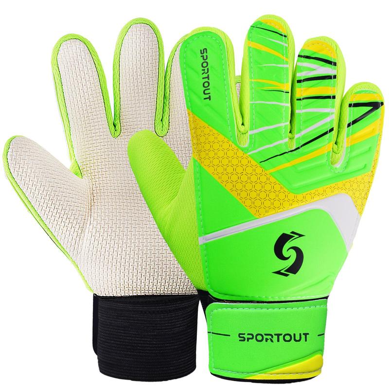 Youth Goalkeeper Gloves, 1 Pair Non-slip Wear-resistant Football Gloves, Double Wrist Protection Goalkeeper Gloves, Football Accessories