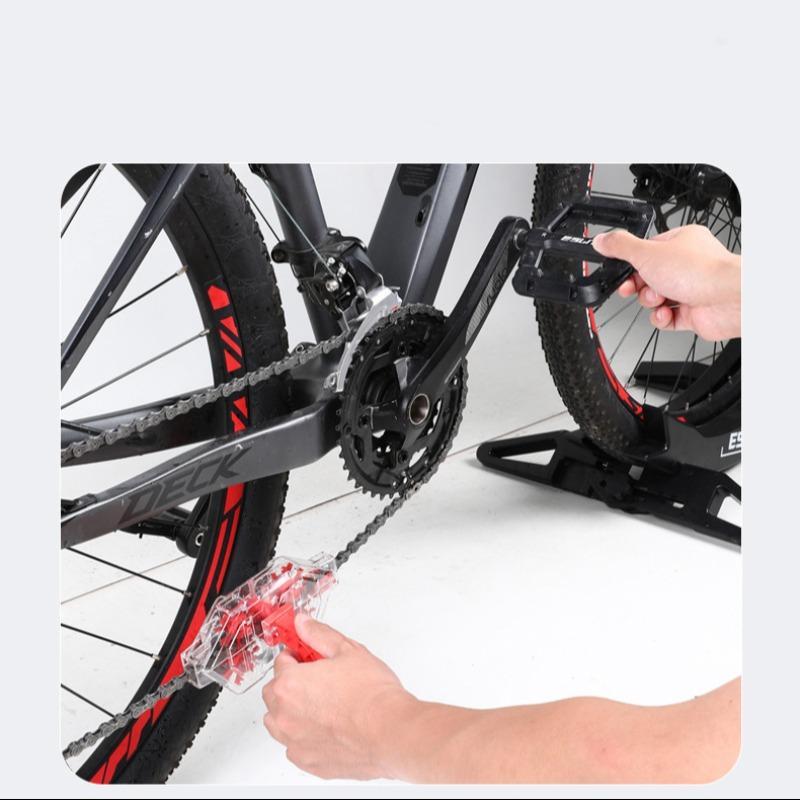 Bicycle Chain Cleaner, Transparent Bicycle Chain Cleaning Tool, Bicycle Cleaning Tool, Cycling Equipment, Outdoor Cycling Accessories