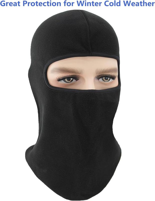 Balaclava Cold Weather Ski Mask, Thick Warm Fleece Full  Mask  Cover Winter Windproof Protection Outdoor