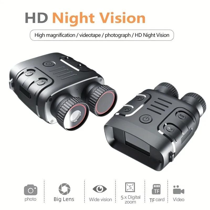 5x Digital Night Vision Binoculars, Outdoor 4K HD Night Vision Zoomable Binoculars, Binoculars with Battery, Perfect Birthday Gift