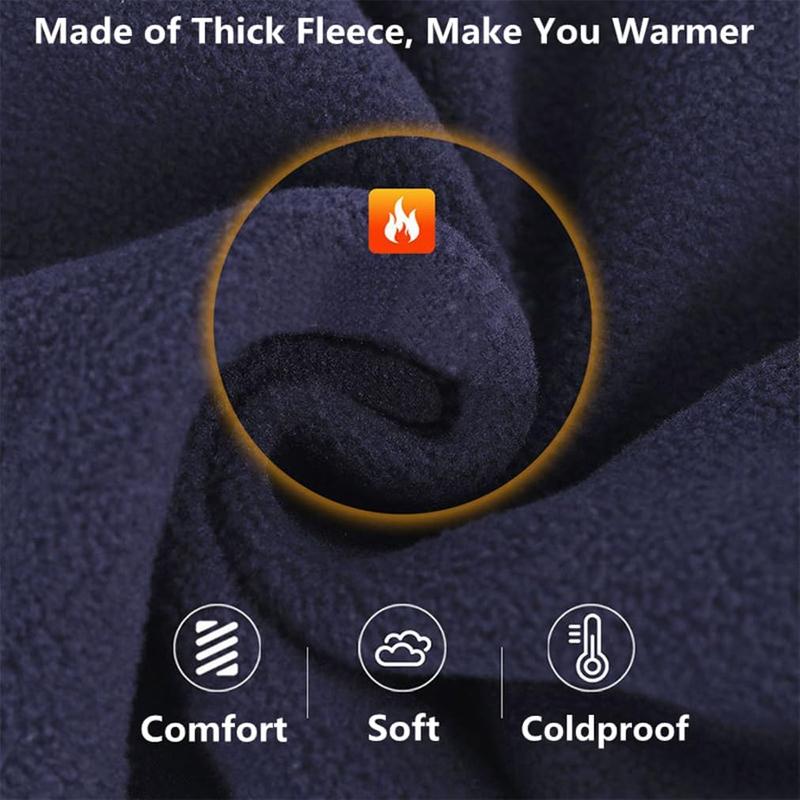 Balaclava Cold Weather Ski Mask, Thick Warm Fleece Full  Mask  Cover Winter Windproof Protection Outdoor