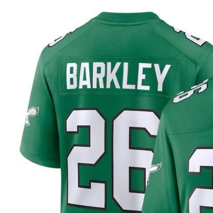 Men's Eaglle Green Football Team Jersey, Barkley Football Jersey Shirt, Players Game Jersey Shirt, America Men Football Jersey, 3D Sports Jersey, Game Day Outfit, Sports Fan Outfit, Gift For Football Fan, Gift For Him, Gift For Boyfriend