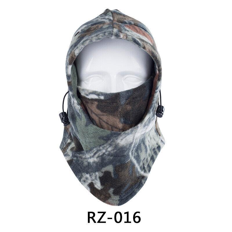 Balaclava Ski Neck Cover Face Mask Windproof Fleece Camo Hat Hood Fishin Hunting