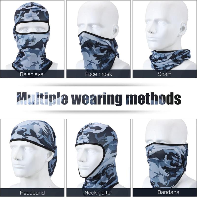 30 Pcs Balaclava Ski Face Mask Full Face Cover Mask UV Protection Cooling Neck Gaiter Summer for Men Women Winter Outdoor