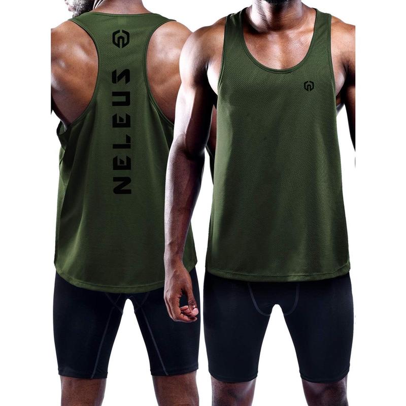 Men's 3 Pack Dry Fit Y-Back Muscle Tank Top