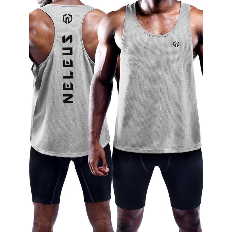 Men's 3 Pack Dry Fit Y-Back Muscle Tank Top