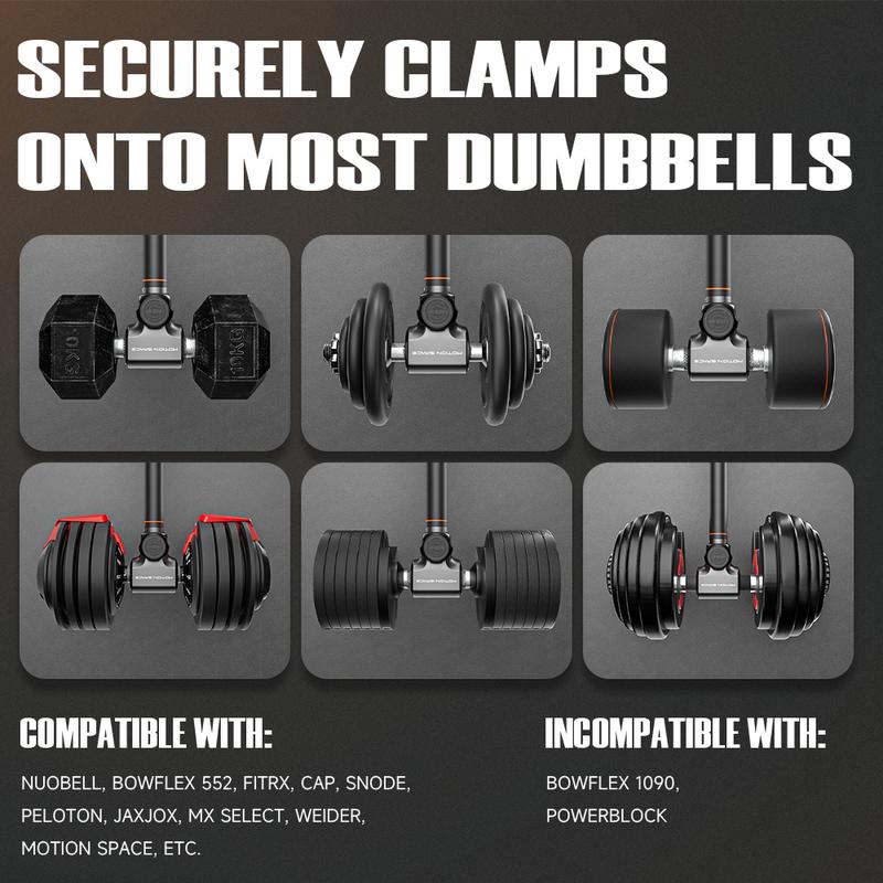 Dumbbell&Kettlebell Converter Turn Most Dumbells Into Barbell Kettlebell. Home Workouts,Holds up to 130 260lb,Aluminum build,Strong,Rust-resistant