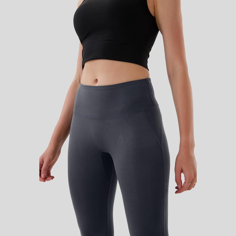 Fabletics Women's On-The-Go PowerHold High-Waisted Legging, Maximum Compression, Flattering Cute Comfortable Athletic Plant