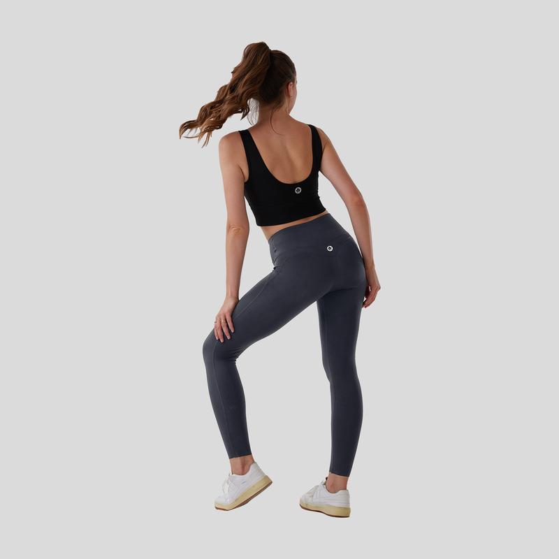 Fabletics Women's On-The-Go PowerHold High-Waisted Legging, Maximum Compression, Flattering Cute Comfortable Athletic Plant