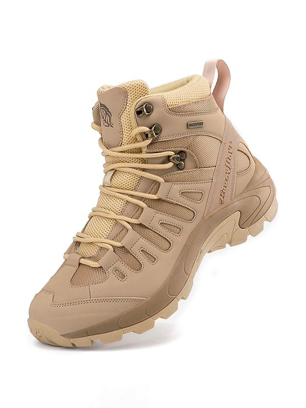 Men's Waterproof Hiking Boots, Casual Outdoor Lightweight Military Boots, Tactical Work Boots, Fashionable Shoes for Outdoor Activities