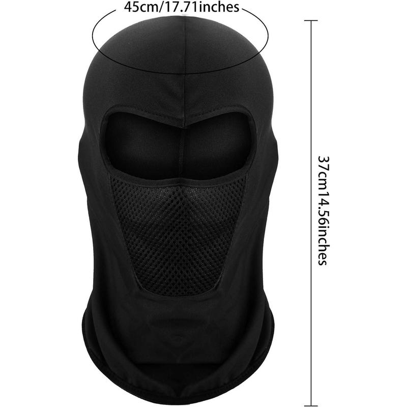 4-piece full face mask winter windproof neck sun protection breathable mask