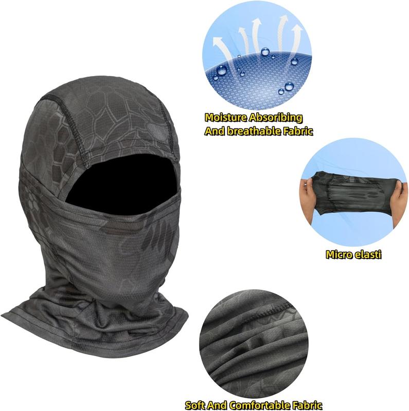 Camo Balaclava Face Mask for Man and Women-Hunting，Skiing，Motorcycle Windproof，UV Protection&Military Training