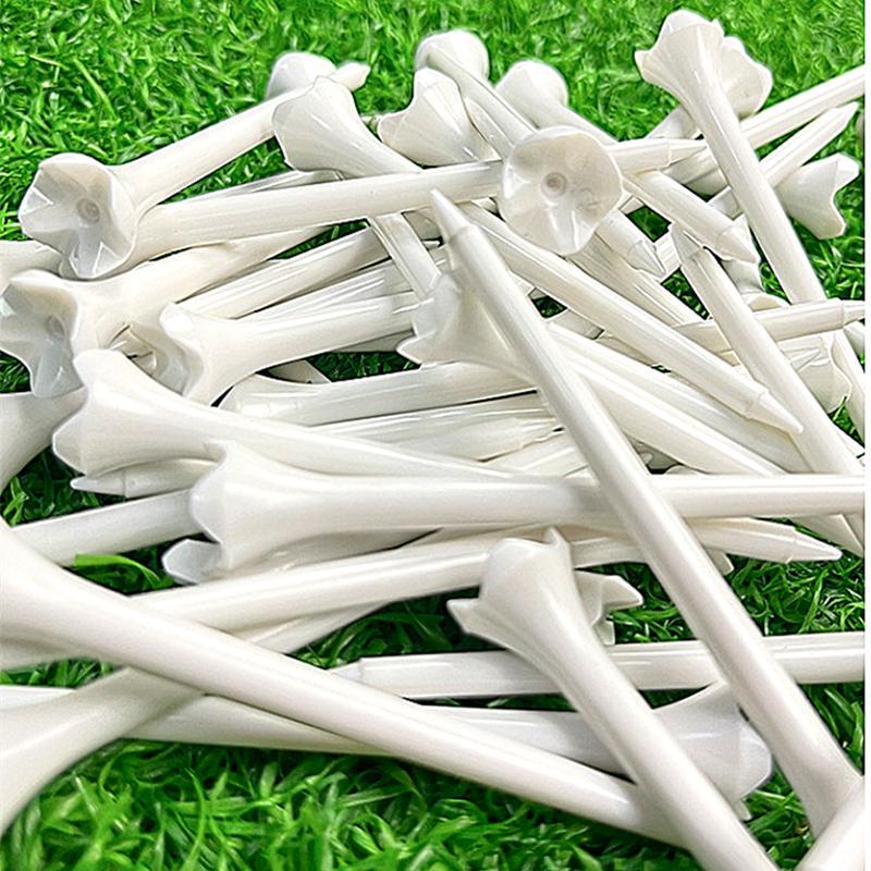 Plastic Golf Tee for Keeping Golf Ball Stable, 20pcs set White Low Friction and Resistance Professional Golf Tees, Golf Accessories Kits, Golf Accessories 2024