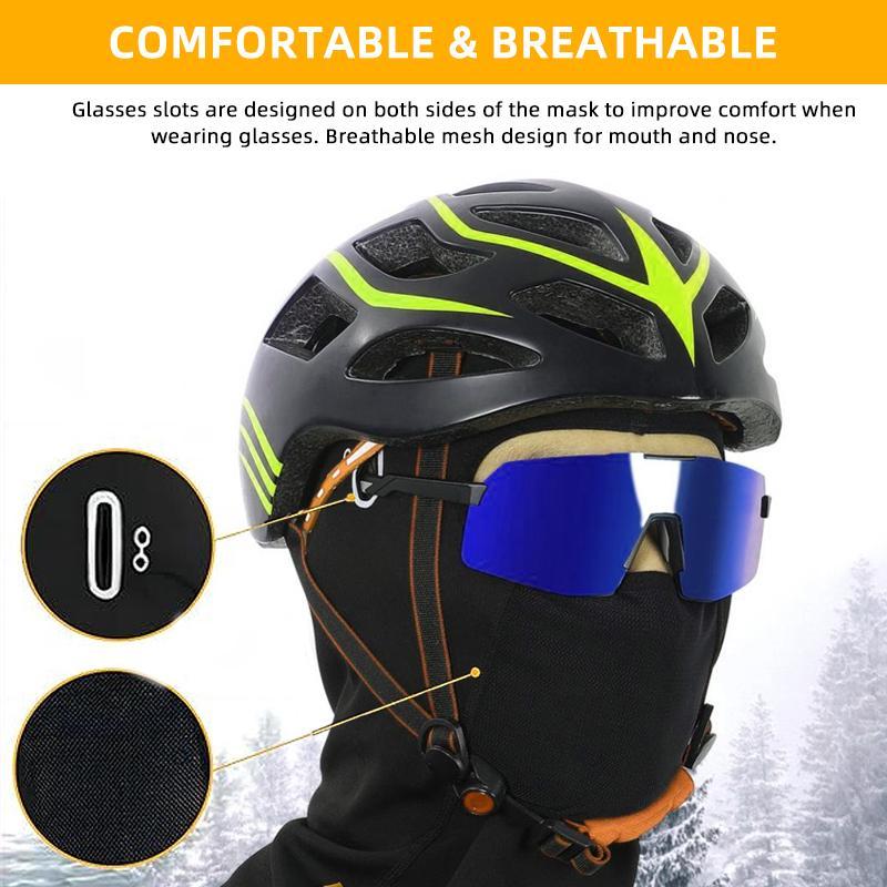 Winter Windproof & Warm Face Mask, Full Face Protection Mask, Outdoor Cycling Skiing Skateboard Mask, Sports & Outdoor Accessories, Christmas Gift, Christmas Gift