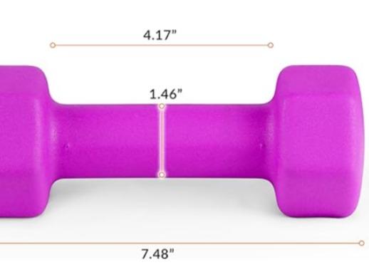 CAP Barbell Dumbbell Kids Children Women Men Weight Gym Muscle Training Exercise 5 lbs