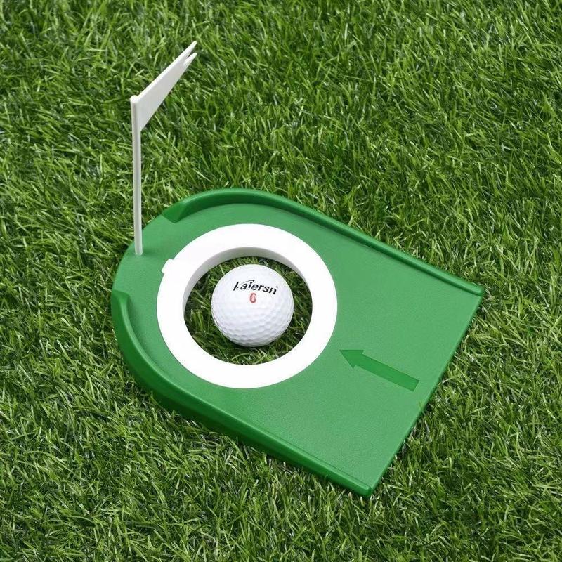 Golf Putting Practice Mat, 1 Count Golf Putting Hole Plastic Equipment, Golf Training Accessories for Indoor Outdoor, Christmas, Christmas Gift