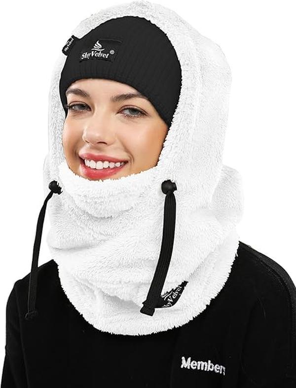 Balaclava Wind-Resistant Winter Face Mask,Fleece Ski Mask for Men and Women,Warm Face Cover Hat Cap Scarf