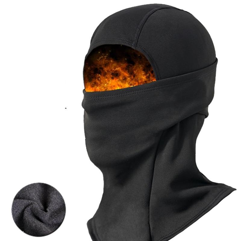 Winter Cycling Face Mask, 2 Counts Comfortable Balaclava Hat, Outdoor Sports Face Cover for Skiing, Motorcycle, Hiking