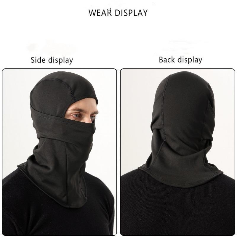 Winter Cycling Face Mask, 2 Counts Comfortable Balaclava Hat, Outdoor Sports Face Cover for Skiing, Motorcycle, Hiking