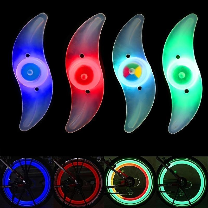 Christmas LED Bicycle Spoke Light, 1 Count Bicycle Wheel Lights, Outdoor Bicycle Accessories