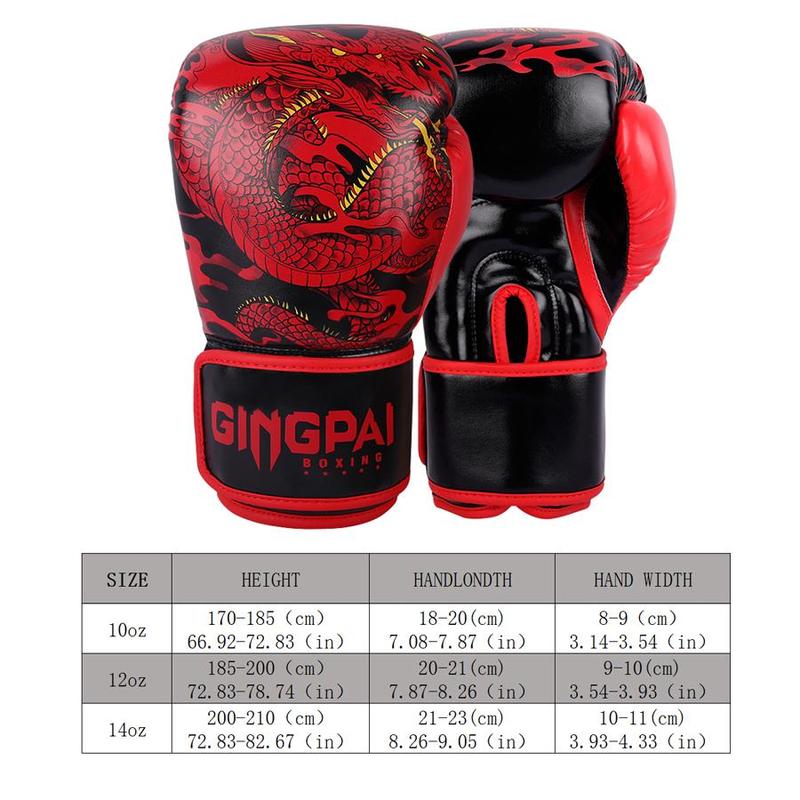 Professional Boxing Gloves for Training, 1 Pair Thickened Boxing Gloves for Men & Women, Sports Boxing Equipment