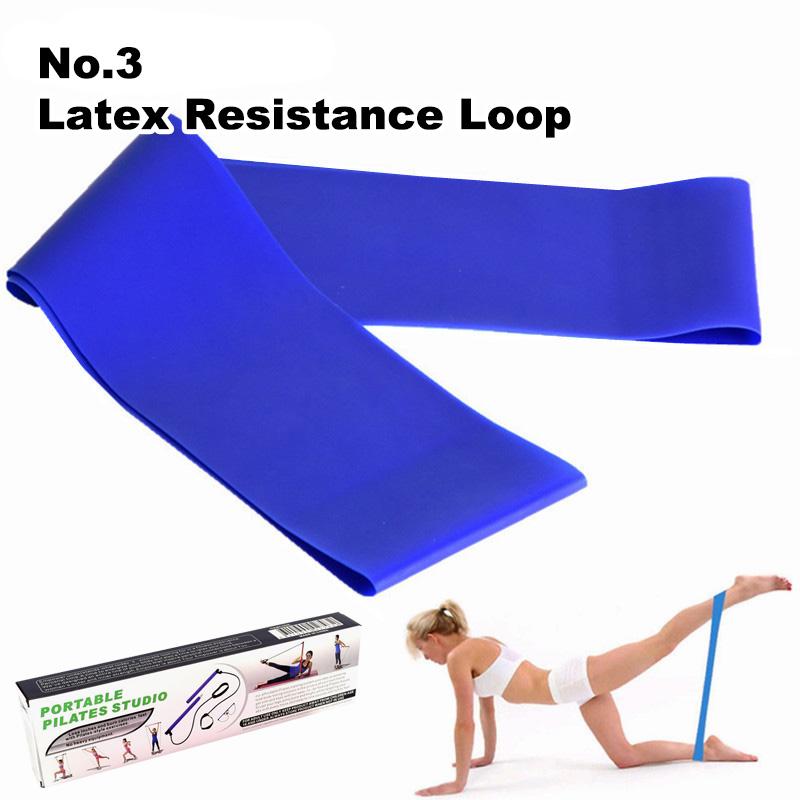 Yoga Fitness 6-Piece Set Pilates Stick Latex Resistance Band Jump Rope